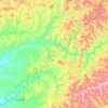 Topografische Karte Бурея, Höhe, Relief