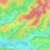 Topografische Karte Monsau, Höhe, Relief