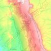 Topografische Karte Réserve Naturelle Intégrale des Tsingy de Bemaraha, Höhe, Relief