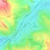 Topografische Karte Endon Basin, Höhe, Relief