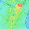 Topografische Karte Madison Square Park, Höhe, Relief