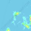 Topografische Karte Kanhanusa Island, Höhe, Relief