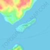 Topografische Karte Isla Tautil, Höhe, Relief