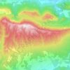Topografische Karte Montagne de Lure, Höhe, Relief