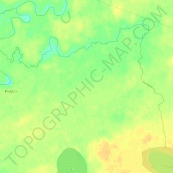 Topografische Karte Янтарь, Höhe, Relief