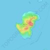 Topografische Karte Isla Conejera, Höhe, Relief