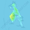 Topografische Karte Isla de Espalmador, Höhe, Relief