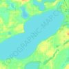 Topografische Karte Otter Tail Lake, Höhe, Relief