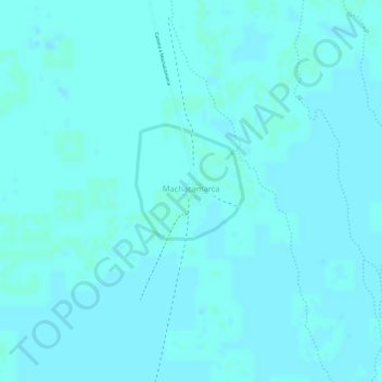 Topografische Karte Machacamarca, Höhe, Relief