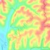Topografische Karte White Pine Hollow, Höhe, Relief