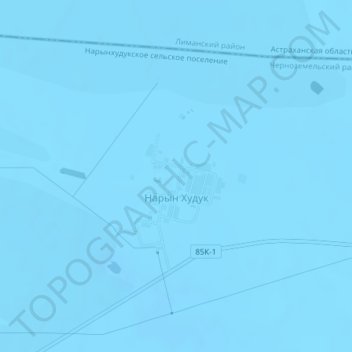 Topografische Karte Нарын Худук, Höhe, Relief