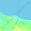 Topografische Karte Praia do Cajueiro, Höhe, Relief