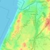 Topografische Karte Ashdod, Höhe, Relief