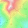 Topografische Karte Diamond Glacier, Höhe, Relief