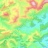 Topografische Karte Serra do Taquaruçu, Höhe, Relief