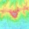 Topografische Karte Hotondberg, Reliefkarte, Höhenkarte
