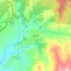 Topografische Karte Salento, Reliefkarte, Höhenkarte