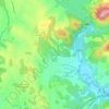 Topografische Karte Alloz, Reliefkarte, Höhenkarte