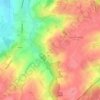 Topografische Karte Bosgat, Reliefkarte, Höhenkarte
