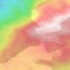 Topografische Karte Aravalli Range, Höhe, Relief