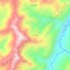Topografische Karte Chirche, Reliefkarte, Höhenkarte