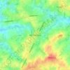 Topografische Karte Herfelingen, Reliefkarte, Höhenkarte