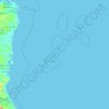 Topografische Karte San Andrés y Providencia, Reliefkarte, Höhenkarte