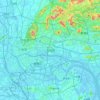 Topografische Karte Cantón, Reliefkarte, Höhenkarte