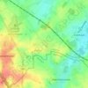 Topografische Karte Goetsenhoven, Reliefkarte, Höhenkarte