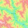 Topografische Karte 昌都市, Höhe, Relief