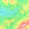 Topografische Karte Ankara, Reliefkarte, Höhenkarte