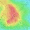 Topografische Karte Signal de Botrange, Höhe, Relief
