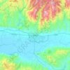 Topografische Karte Aydın, Höhe, Relief