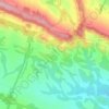 Topografische Karte Cuenca, Reliefkarte, Höhenkarte