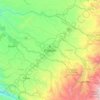 Topografische Karte Popayán, Reliefkarte, Höhenkarte