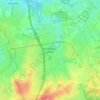Topografische Karte Wezembeek-Ophem, Reliefkarte, Höhenkarte