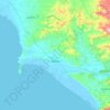 Topografische Karte Pyrgos, Höhe, Relief