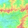 Topografische Karte Renaix, Reliefkarte, Höhenkarte