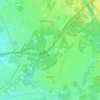 Topografische Karte Schoten, Reliefkarte, Höhenkarte