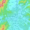 Topografische Karte 云浮市 / Yunfu, Reliefkarte, Höhenkarte