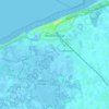 Topografische Karte Blankenberghe, Reliefkarte, Höhenkarte