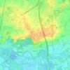 Topografische Karte Rumst, Reliefkarte, Höhenkarte