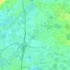 Topografische Karte Sint-Katelijne-Waver, Reliefkarte, Höhenkarte