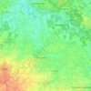 Topografische Karte Wingene, Reliefkarte, Höhenkarte