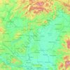 Topografische Karte Ungarn, Höhe, Relief