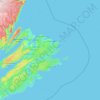 Topografische Karte Cape Breton Regional Municipality, Höhe, Relief