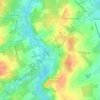 Topografische Karte Mettekoven, Reliefkarte, Höhenkarte