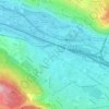 Topografische Karte Kreis 9, Höhe, Relief