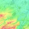 Topografische Karte Grimbergen, Reliefkarte, Höhenkarte