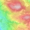 Topografische Karte Kreis 7, Höhe, Relief